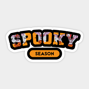 Retro Spooky Season, Hello Pumpkin Halloween, Fall Y'All Girls And Boys, Boo Season, Retro Groovy season Sticker